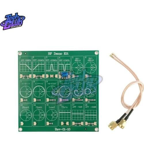 RF Demo Kit RF Demo Development Board Calibration board for Vector network analyzer VNA, Antenna Analyzer learning board