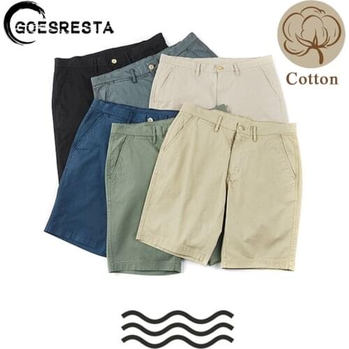 Summer Solid Color Cotton Casual Shorts Men Brand 2021 New Fashion Sports Shorts Loose Breathable Large Size Cargo Mens Shorts