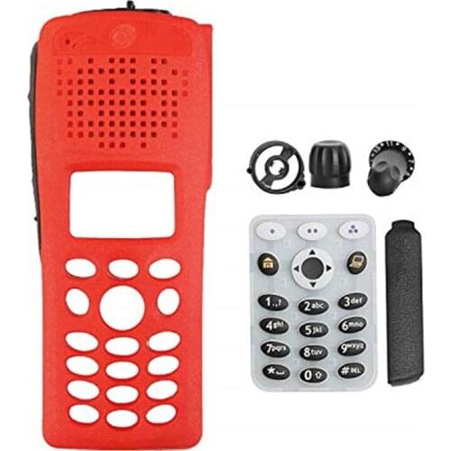 Red Full Keypad Replacement Housing Case Kit For MOTOROLA XTS2500 XTS2500I Model 3 Radio