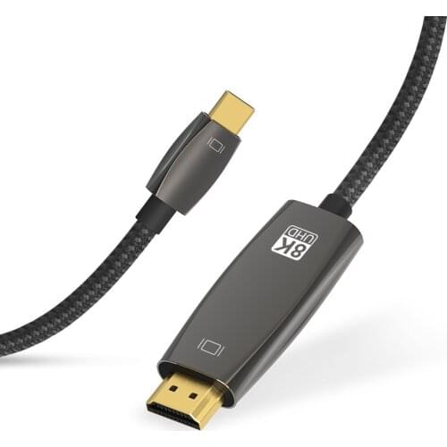High Speed 8K USB C to HDMI-compatible 2.1 Cable HDR 4:4:4 8K@30Hz 4K@120Hz support Thunderbolt 3 Thunderbolt 4 For QLED HDTV