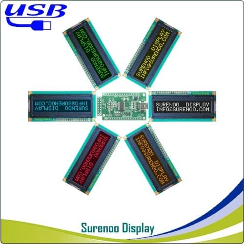 LCD2USB USB 162 16X2 1602 Character LCD Module Display Screen Panel sutible LCD Smartie & AIDA64 for DIY PC