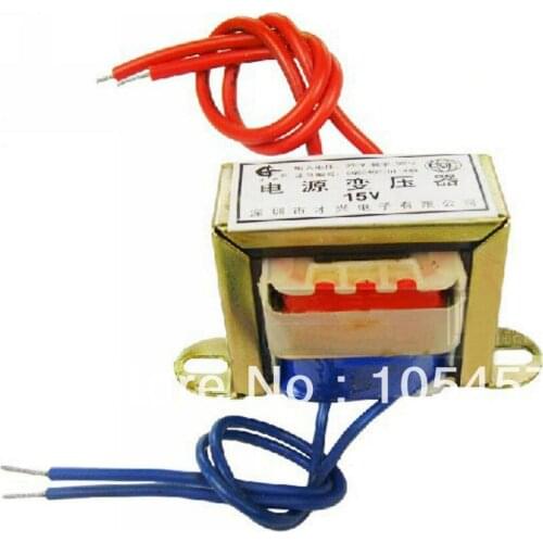 1)12VAC Output Voltage 8W EI Ferrite Core Input 220V 50Hz Vertical Mount Electric Power Transformer