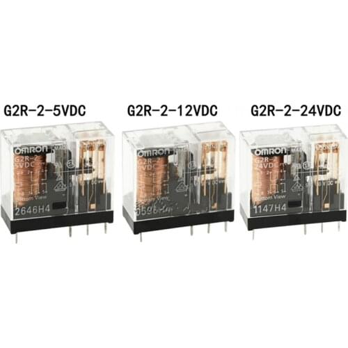 1PCS Relay G2R-2-5VDC G2R-2-12VDC G2R-2-24V G2R-2 12VDC Power relays 5V/12V/24V 5A 8PIN