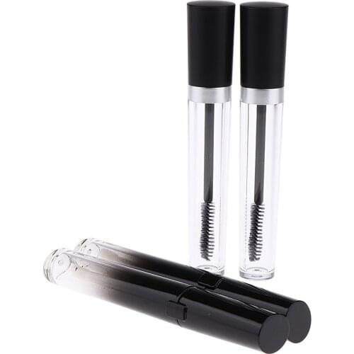 12Pcs Empty Eyelashes Mascara Tubes Funnel Lip Gloss Bottles Wand DIY Vials