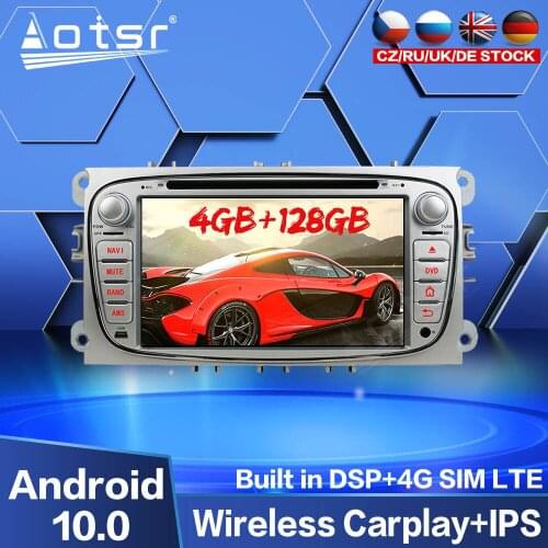 128GB Android Radio Player For Ford Mondeo Tourneo Transit S-max 2008 2009 2010 Car Multimedia DVD Video Audio GPS Navigatior