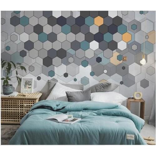 WDBH Custom photo 3d wallpaper Modern minimalistic abstract geometry living room decor 3d wall murals wallpaper for walls 3 d