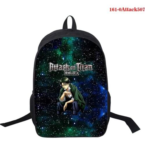 3d Printed Attack on Titan Backpack Cosplay Bag Shingeki No Kyojin USB Charging Schoolbag Unisex Daily Backpacks Anime Mochila
