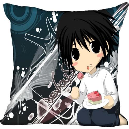 45X45cm,40X40cm(one sides) Pillow Case Modern Home Decorative Death Note Pillowcase For Living Room Pillow Cover