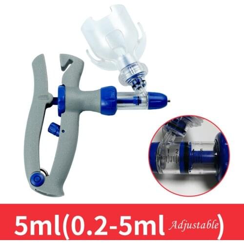 5ml Automatic Continuous Dosing Device Veterinary Tool For Pig Chicken Sheep FARM FEEDER Vaccine Drinker 2021 Animal New HOT