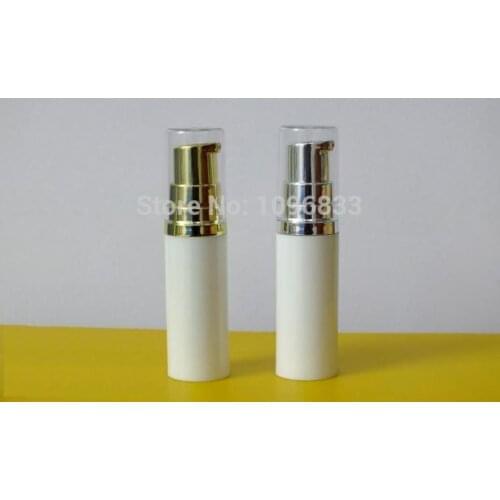 White Airless Bottle10ML, 10G Airless Lotion Bottle, Plastic Airless Bottle, Vacuum Packing Bottles, Lotion Pump Bottle,100pcs