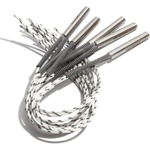 5PCS 8.5mm 120~135mm 316SUS Cylindrical Electric Heating Pipe 110/220/380V Tubular Heater 410/430/440/450/460W Single Head Rod