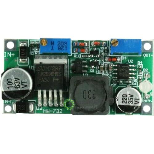 DC-DC LM2596 HVS LM2596HVS 60V 3A DC Tank / Voltage CC CV Step-Down LED High Frequency Conversion Indicator Module