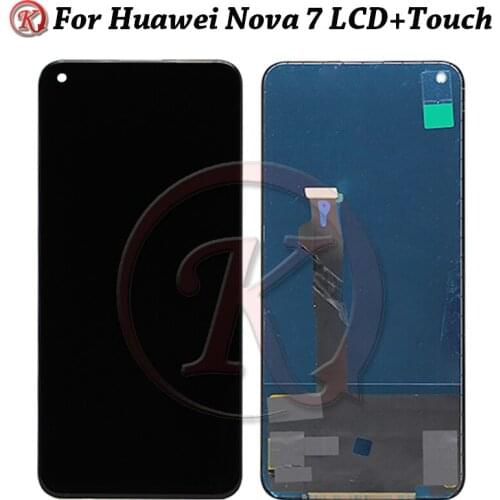 For Huawei Nova 7 5G LCD Display Touch Screen Digitizer Assembly For Huawei Nova7 JEF-AN00 JEF-NX9 LCD Display TFT