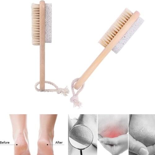 Double Side Foot Rasp File Hard Dead Skin Callus Remover Cleaner Pedicure Feet Files Heel Grater Foot Care Tool Bathroom Brush