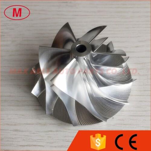 GT2871 452546-0005 53.11/70.98mm 6+6 blades performance Billet/milling/aluminum 2618 compressor wheel for 452546-0005/Trim56
