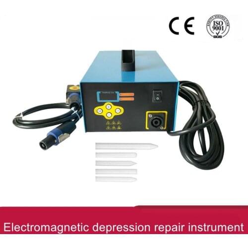 Scratch-free paint electromagnetic induction sheet metal surface depression second repair instrument, automobile dent repair