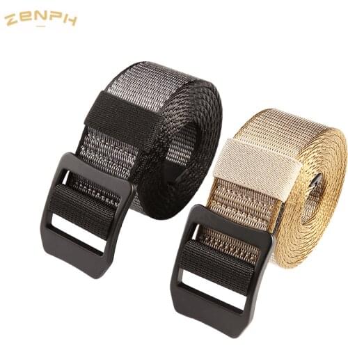 XiaoMi Zaofeng metal free outdoor tactical belt YKK plastic buckle 66special nylon webbing stepless length adjustment