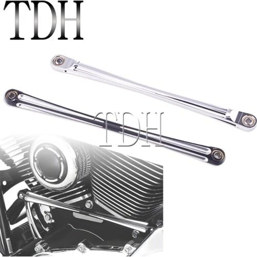 Motorcycle Gear Shift Lever Aluminum Round Shift Linkage For Harley Touring Softail Street Glide Road King 1986-2020 Shift Rod