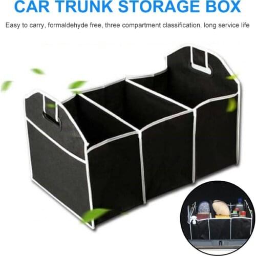 Folding Non Woven Fabric Multicompartment Car Trunk Organizer for Storage