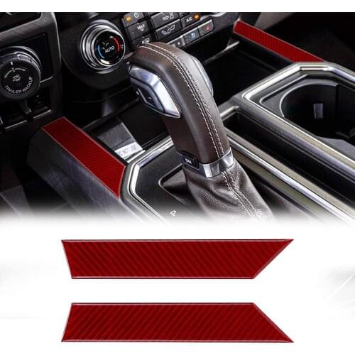 Compatible with Gear Side Gear Shift Panel Trims Decoration Panel Frame Accessories for Ford F150 2015 2016 2017 2018 2019 2020