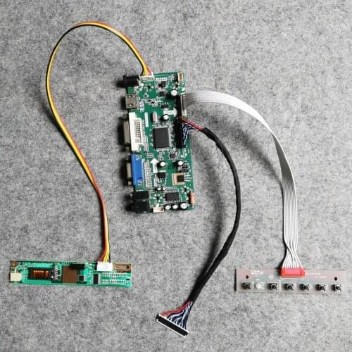 VGA+DVI 1CCFL Fit LP150E02/LP150E05/LP150E06/LP150E07 matrix M.NT68676 LVDS 30Pin DIY kit LCD monitor drive board 1400*1050