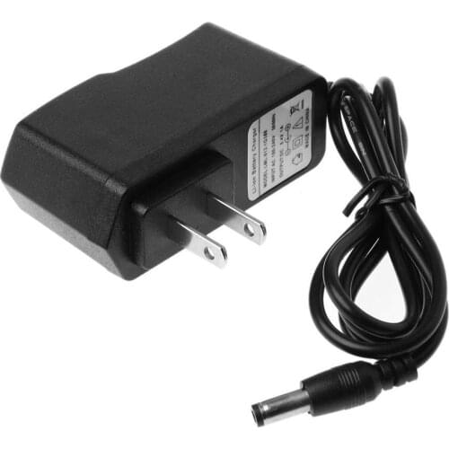 8.4V 1A Power Adapter Li-ion Battery Charger with LED Indicator 2.1x5.5mm Interface Suitable for 7.2V 7.4V 8.4V 2-String Lithium