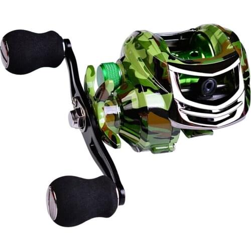 Green Water Drop Wheel Fishing Wheel Fishing Rod Wheel Lightweight Electroplating Fishing Reel Left/Right Hand