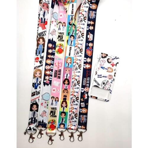 10 sets Doctors Nurse lanyard card Lanyard Key Lanyard Neck Straps Keychains