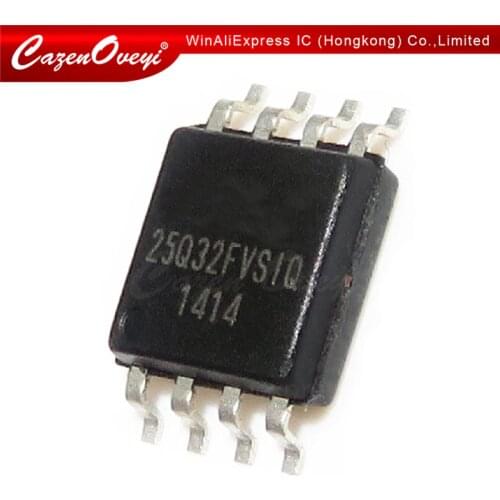 100pcs/lot W25Q32BVSIG W25Q32FVSSIG W25Q32FVSIG W25Q32 SOP-8 In Stock