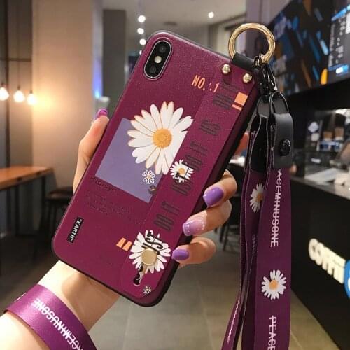 Funda Lanyard Case for Xiaomi Redmi Note 9S Note 7 Note 8 Note 9 Pro K20 K30 Mi CC9 A1 A2 Coque Wristband Soft Phone Case Cover