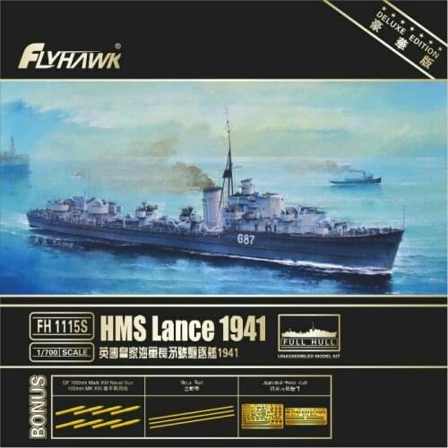 Flyhawk FH1115S 1/700 HMS Destroyer Lance 1941