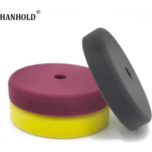 Car Polishing Pad Flat Sponge Waxing Buffing Pads for DA Polisher Pads Car Care Polisher Waxing Polish Car Buffer Buffing Sponge