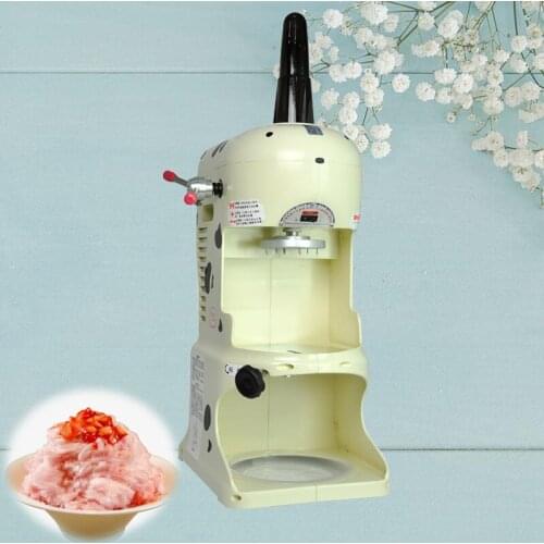 Commercial Automatic Ice Shaver Machine Ice Crusher Machine Electric Ice Shaving Machine Snow Cone Maker 350W