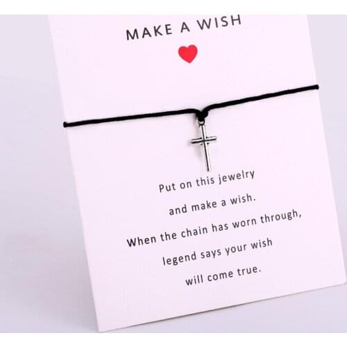 Cross I Love God Charm Bracelets Rope Chain Jewelry Women Men Boy Girl Unisex Jewelry Friendship Best Friends Gift Drop Shipping