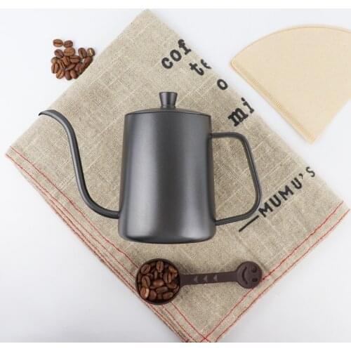 Kitchen Stainless Steel Hand Punch Pot Coffee Pots Drip Gooseneck Spout Long Mouth Coffee Kettle Teapot Coffee Maker Cafetera