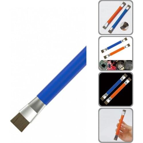 Multifunctional with Storage Holder IC Board Cleaning Double-headed Brush for Women