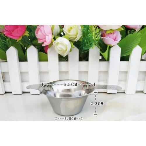 Reusable Stainless Steel Tea Filter Fine Mesh Tea Infuser Leaf Funnel Tea Strainer Accessories