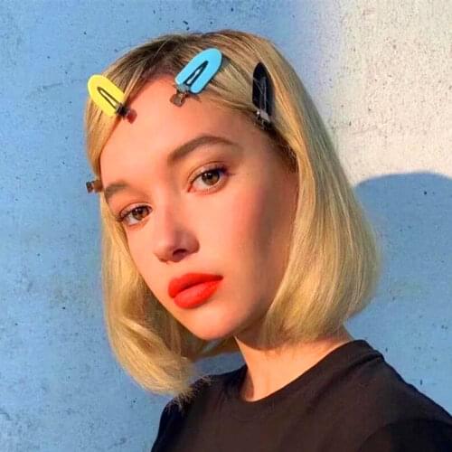 FFLACELL 1Pcs Fashion MIxed Color Hair Clip Hairpins Barrettes Hair Holder Styling Tools Accessories for Women Girls Daily Life