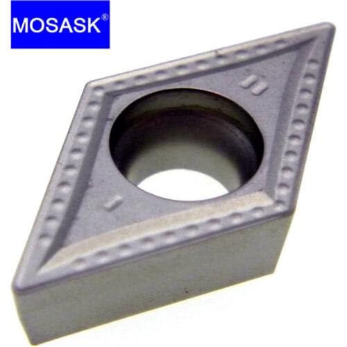 MOSASK 10PCS DCMT Insert 11T3 08 04 MT ZN60 Processing Steel CNC Lathe Machining Tools Cemented Ceramic Turning Inserts