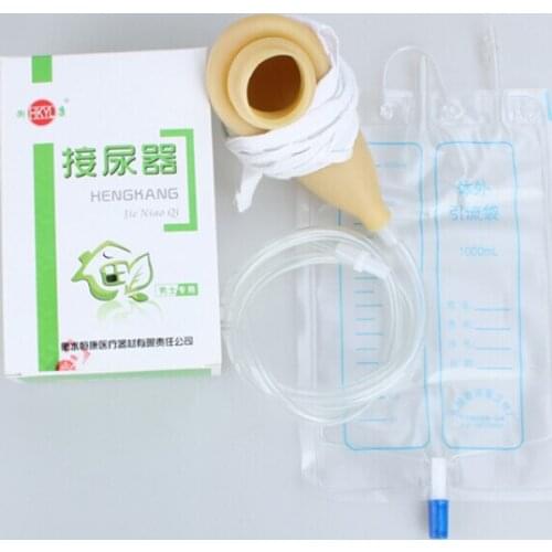 1000ml male urine bag urine collector set hemiplegia bed breathable pick urinal incontinence bag