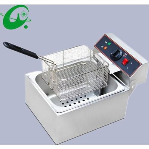 Stainless steel 6L Commercial electric deep air fryer Potato chip/french fries/chicken oil deep fryer