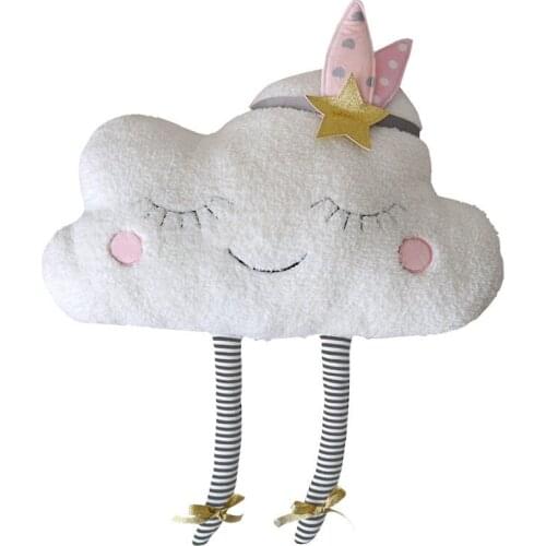 Cloud Plush Toy Trend Ins Creative Toy Cute Indian Cloud Pillow Baby Room Comfort Doll Bay Window Decoration Girl Birthday Gift