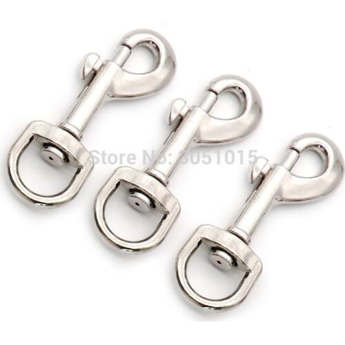 Wholesale 20/50/100 Silver Split Key Ring KeyChain For Pet Dog Tag Silver Clasps Pet Clasp Hook Hardware Dog clip buckle