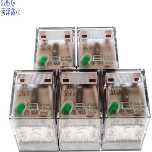 5PCS MY2N Relay MY2N-GS -GS DC24V 24V DIP8
