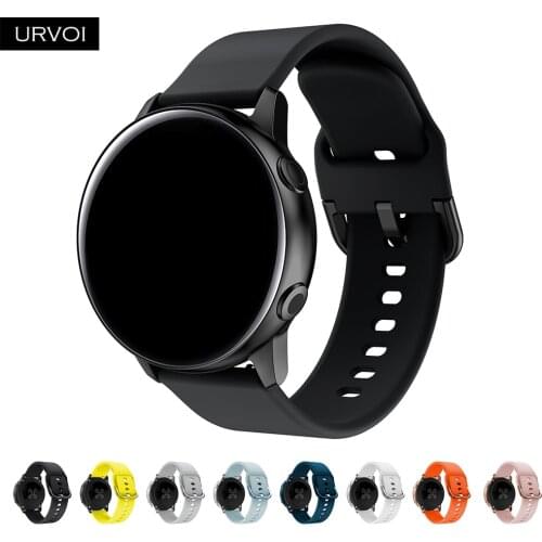 URVOI band for Galaxy Watch Active 42mm sport silicone strap new official design quick release pins soft comfortable replacement