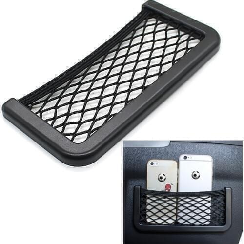 For Peugeot 206 208 307 308 407 408 508 2008 3008 Car Seat Back Storage Net Bag Phone Holder Mesh Organizer Pockets Trunk Net