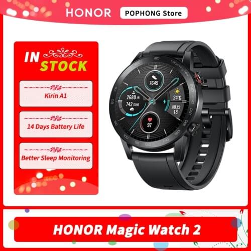 HONOR Magic Watch 2 Smartwatch Kirin A1 Heart Rate Tracker 14 Days Battery Life Phone Call Honor watch magic 2