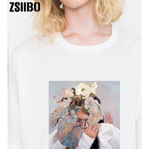 Womens T-Shirts Female chemise shirts camisas Tops Print clothes Harajuku tshirts cute Tee clothing vintage vegan jersey punk