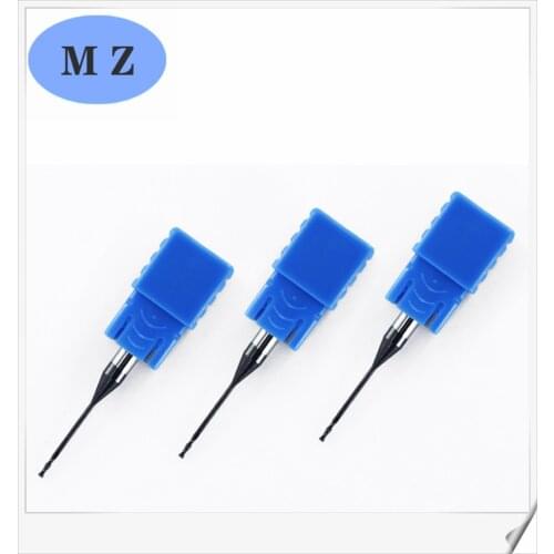 1mm 1.5mm 2mm 2flute HRC55 degree solid carbide end mill flat end milling cutter router bit for cnc machine deep processing