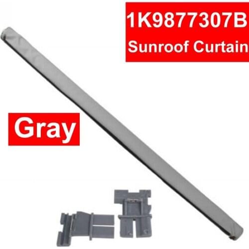 1 Roll Skylight Shutter Sunroof Sunshade Car Interior Curtain Beige Gray For Audi Q5 Sharan Tiguan Golf 1K9877307B 5ND877307